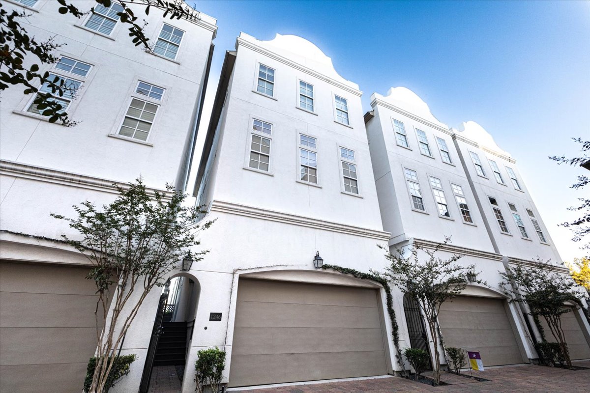 Heights townhome exterior